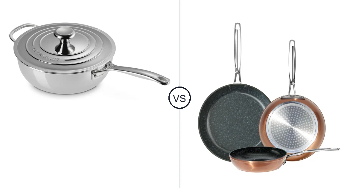 Le Creuset Tri-Ply Stainless vs Nuwave 3pc: Best Frying Pan Set
