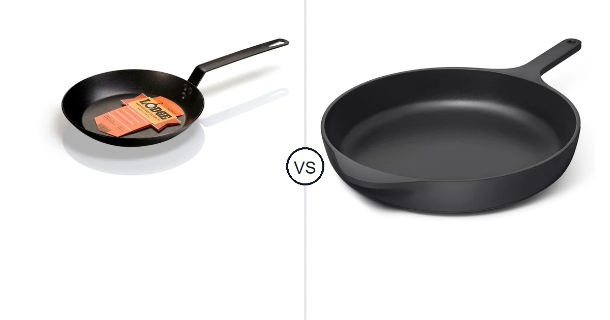 Lodge 10 Inch Carbon Steel vs Caraway Cast Iron: Which to Buy?