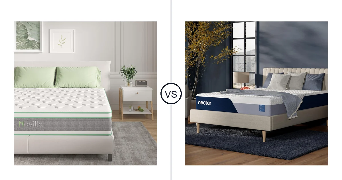Novilla Queen vs Nectar Full: Mattress Comparison (Key Differences)