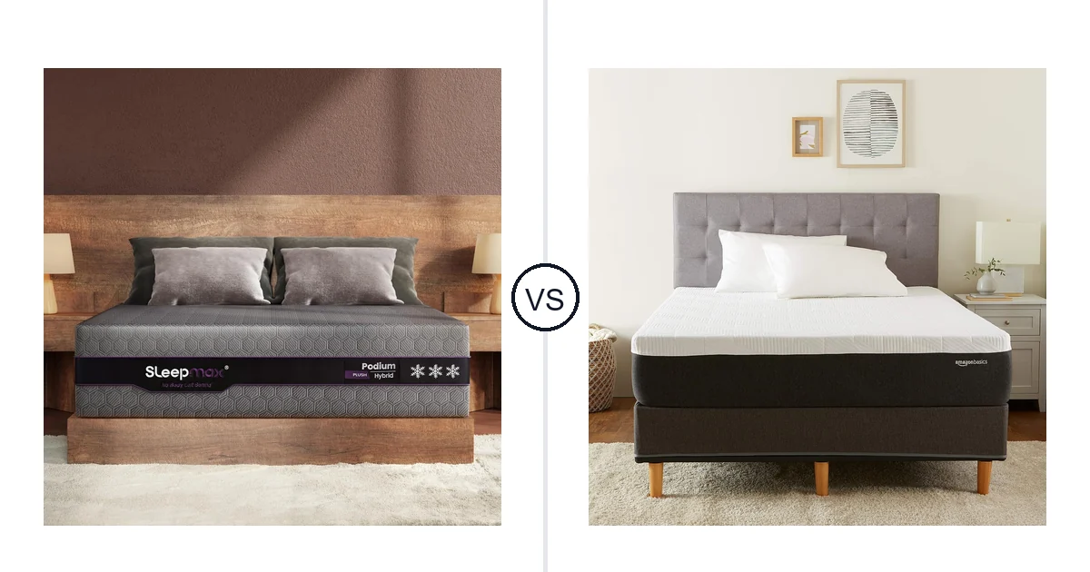 Sleepmax P2503294 vs Amazon Basics King: Mattress Comparison