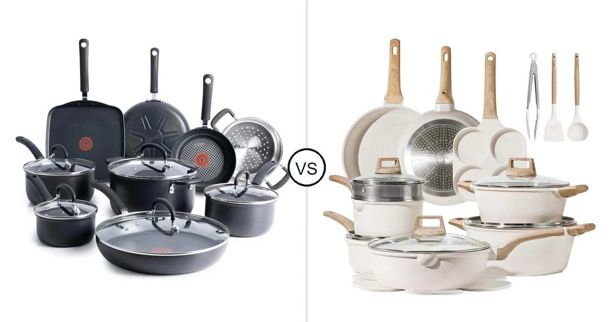 T-Fal 14-Piece vs CAROTE 21 Piece: Best Oven for Your Needs