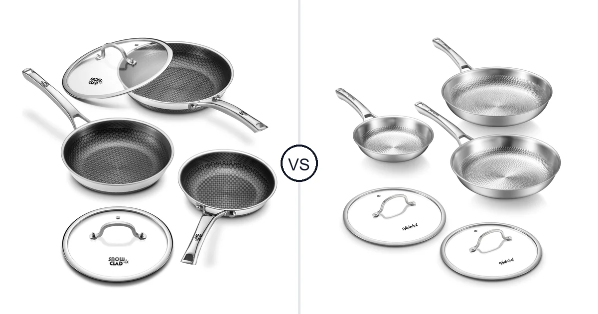 Yonida 8+10+12 Inch vs VEDNHOL Titanium Pans Set: Best Oven for Your