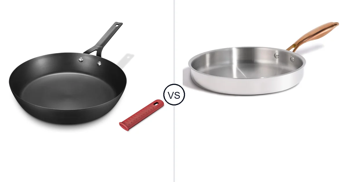 Yonida Carbon Steel vs CAROTE 10 Tri-Ply Stainless: Oven Comparison