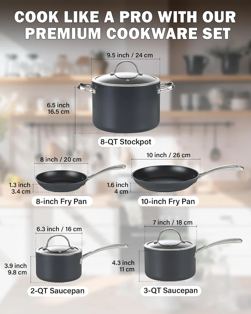 Cooks Standard Non Induction Set