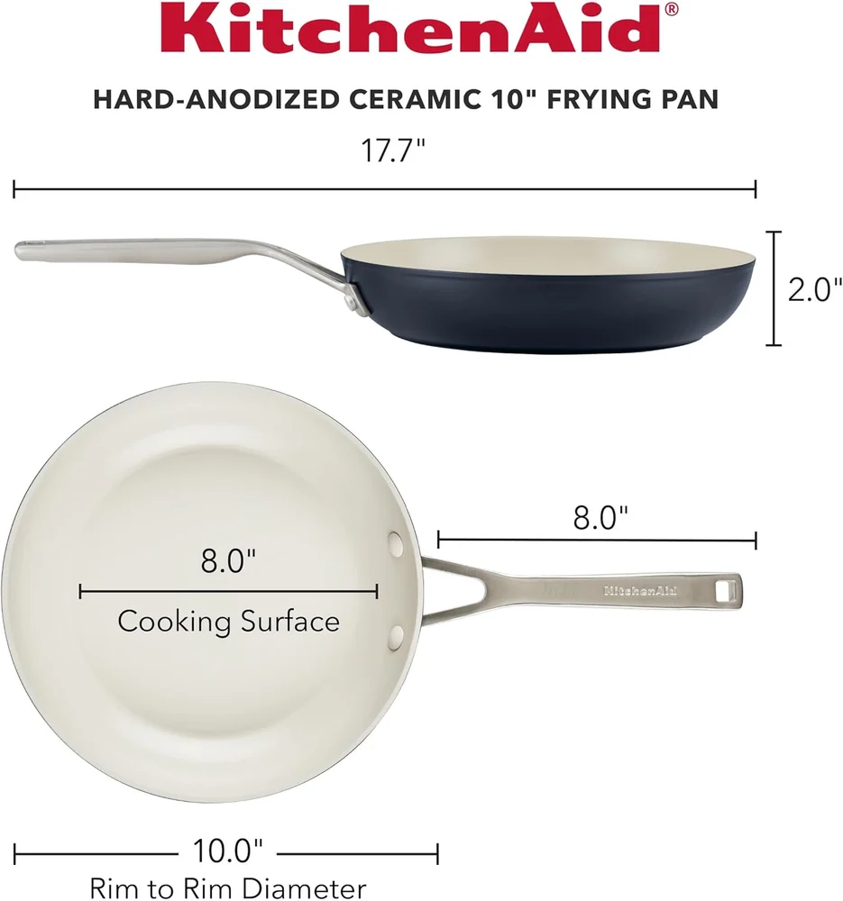 KitchenAid Hard Anodized Ceramic Nonstick Frying Pan/Skillet