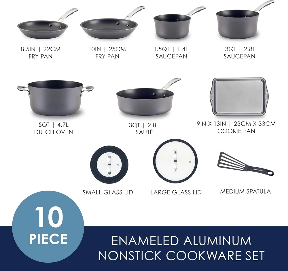 Rachael Ray Cook + Create Hard Anodized Nonstick