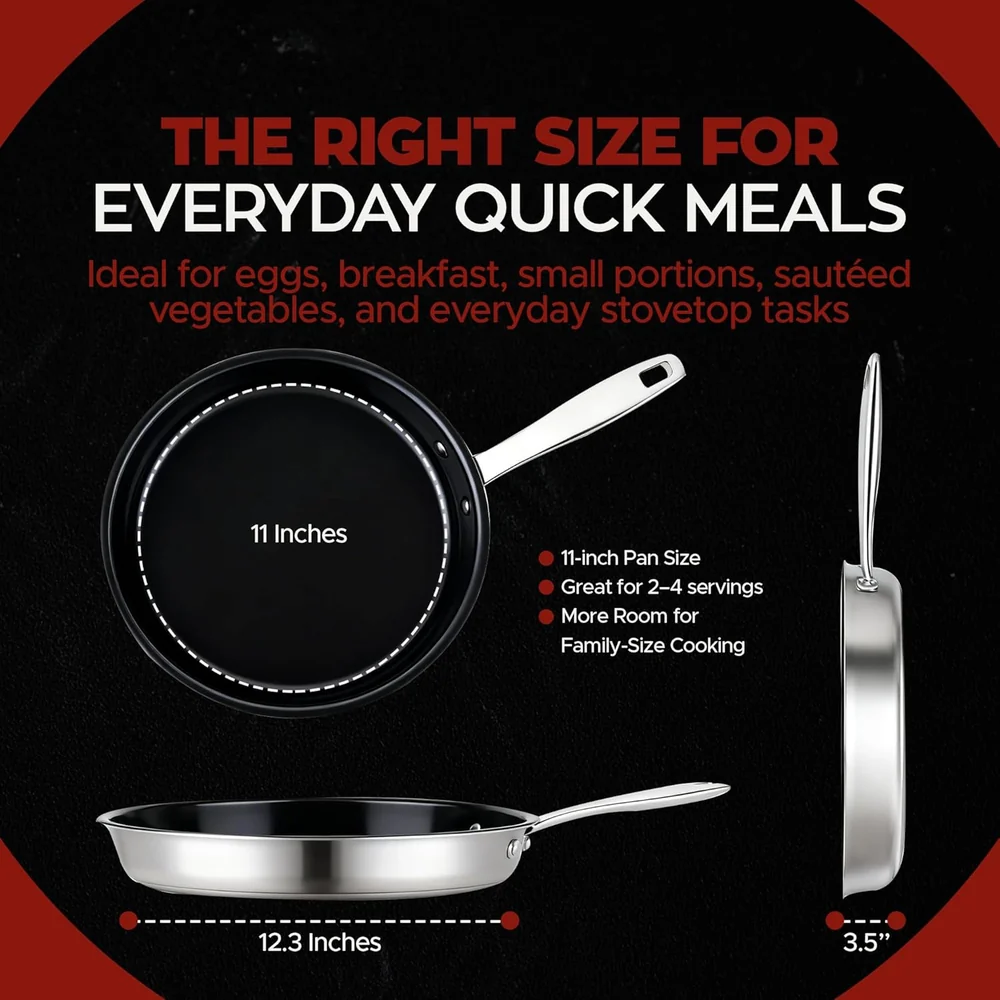 Alva Maestro 11-Inch Ceramic Nonstick Frying Pan