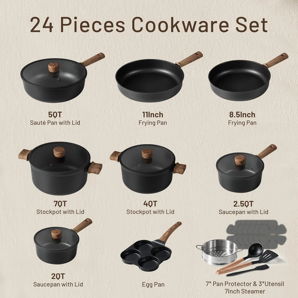 CAROTE 24 PCS