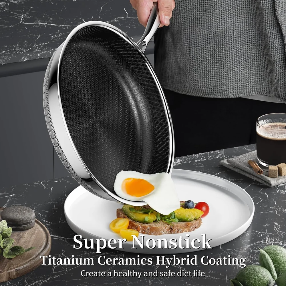 Innerwell Nonstick Titanium Ceramics Stainless Steel Frying