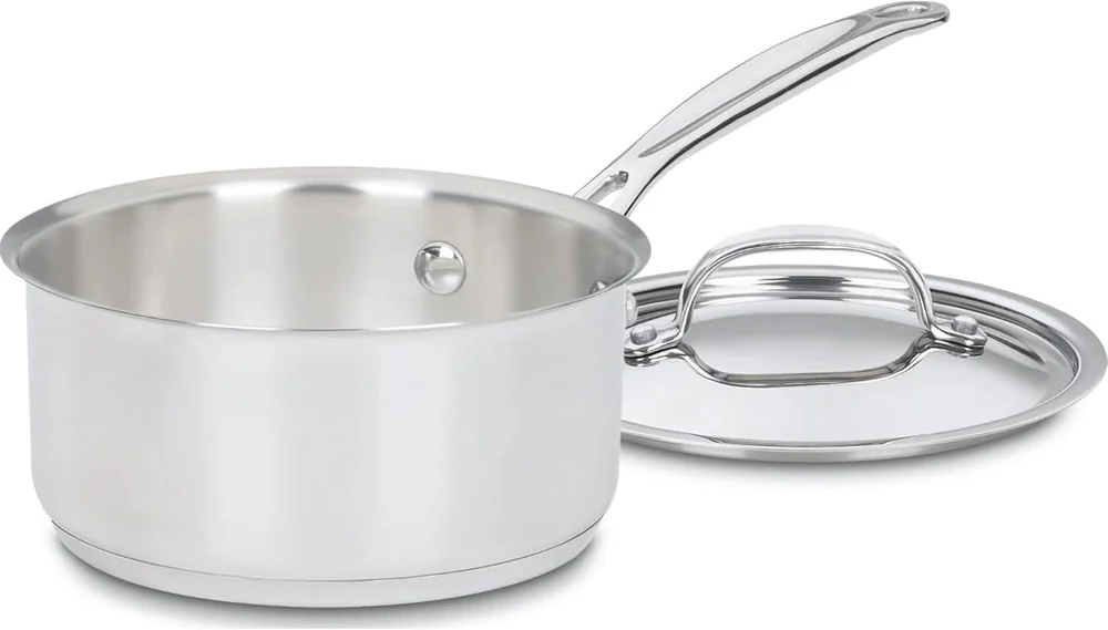 Amazon Basics Tri-Ply Stainless Steel Fry Pan