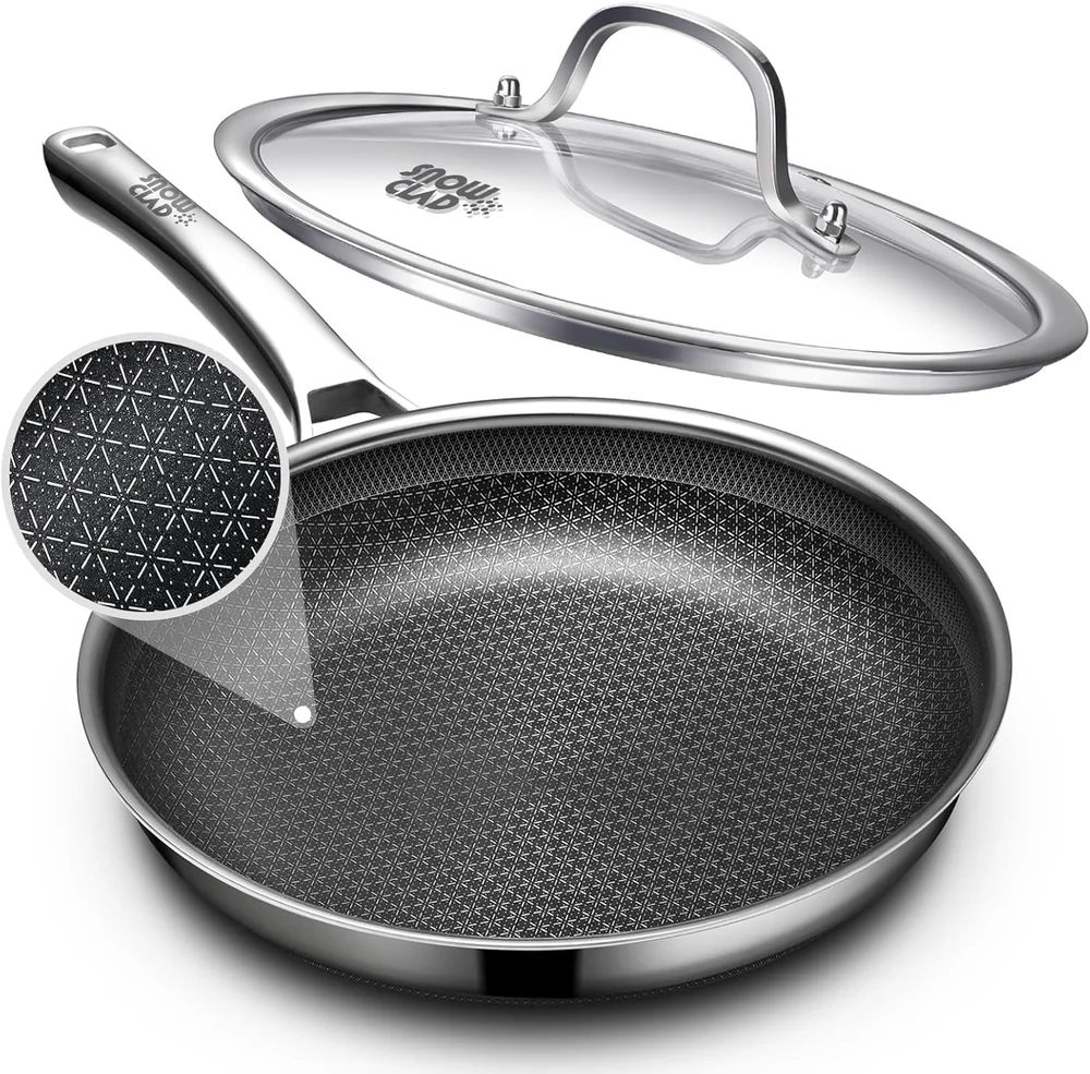 Legacy Culinaryware 12 Inch Tri-Ply Stainless Steel Hybrid