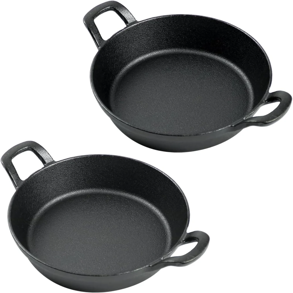 MOZUVE 6 Inch Cast Iron Skillet