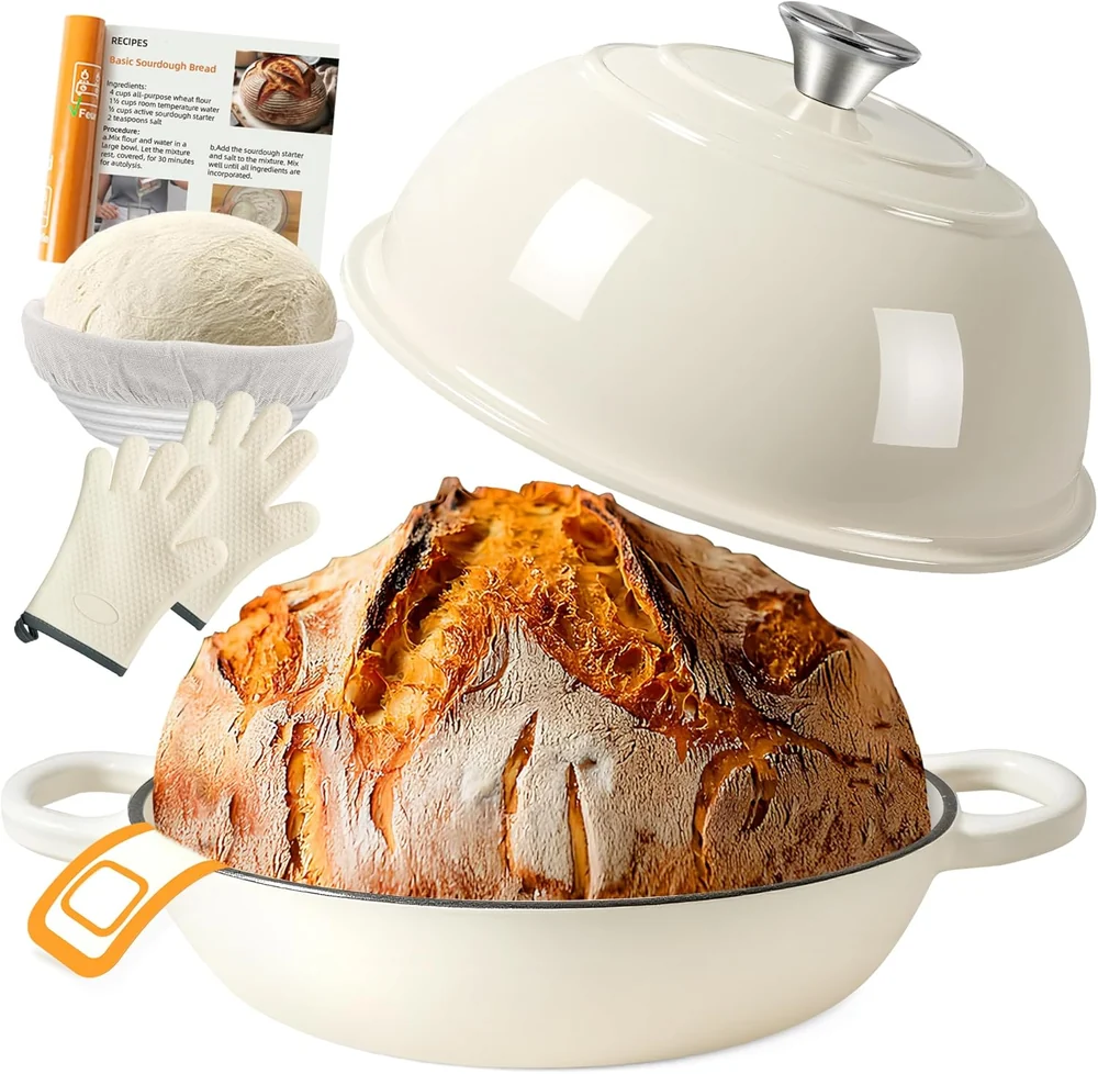 Umite Chef Enameled Cast Iron Dutch Oven -