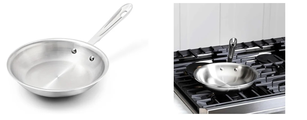 All-Clad D3® Stainless Steel 8 inch Frying images