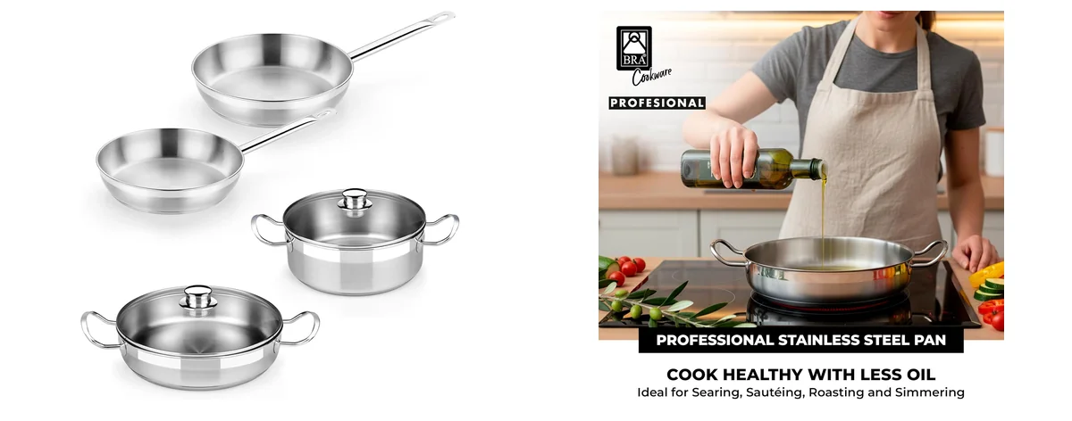 BRA COOKWARE Profesional 6 Piece Cookware Set images
