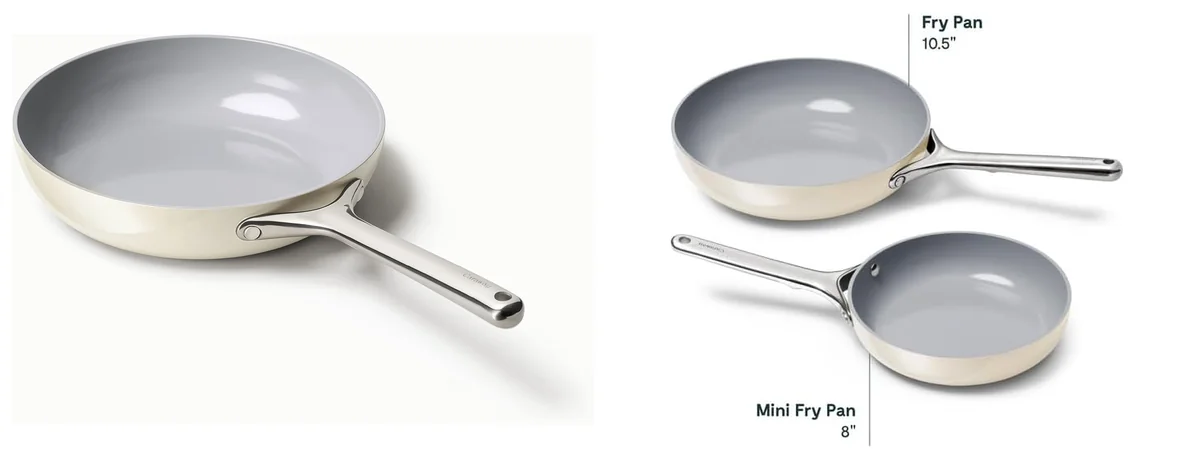 Caraway Nonstick Ceramic Frying Pan (2.7 qt images