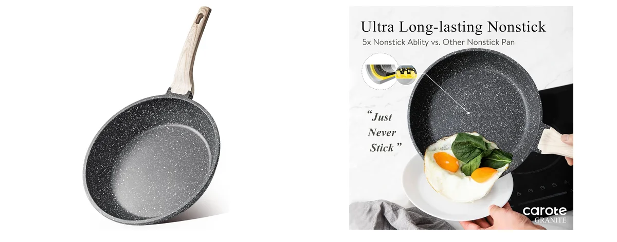 CAROTE Non Stick Frying Pan Skillet images