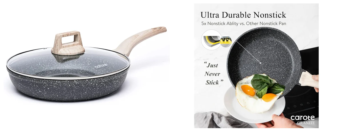 CAROTE Non Stick Frying Pan Skillet images