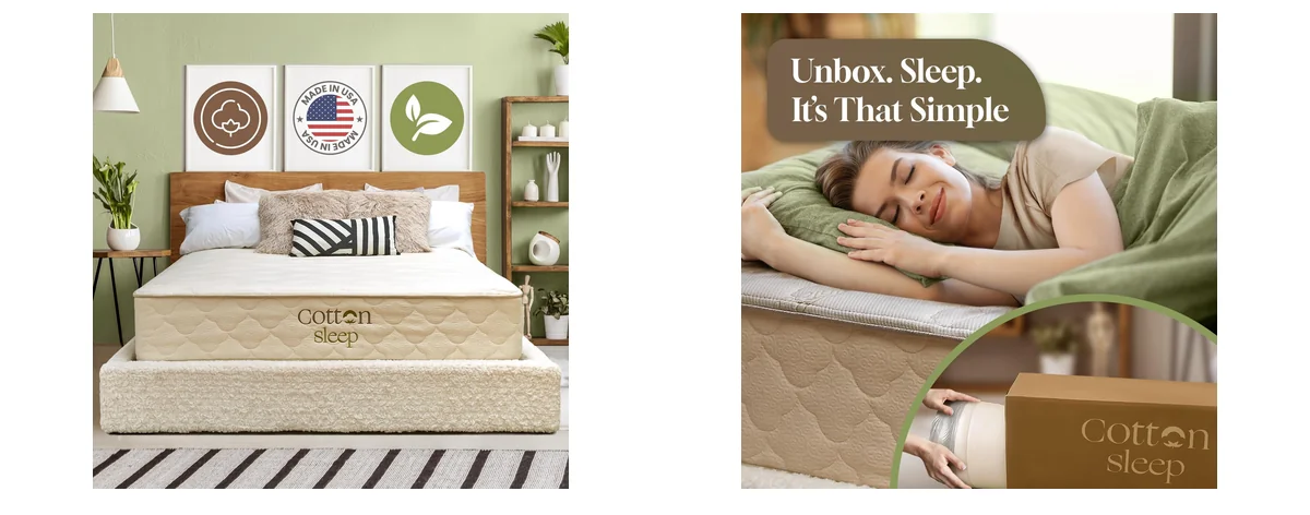 COTTON SLEEP Twin images