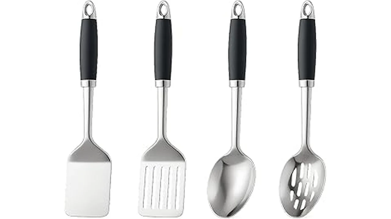 Best 15 Kitchen Utensil Set for Stainless Steel Cookware Rev