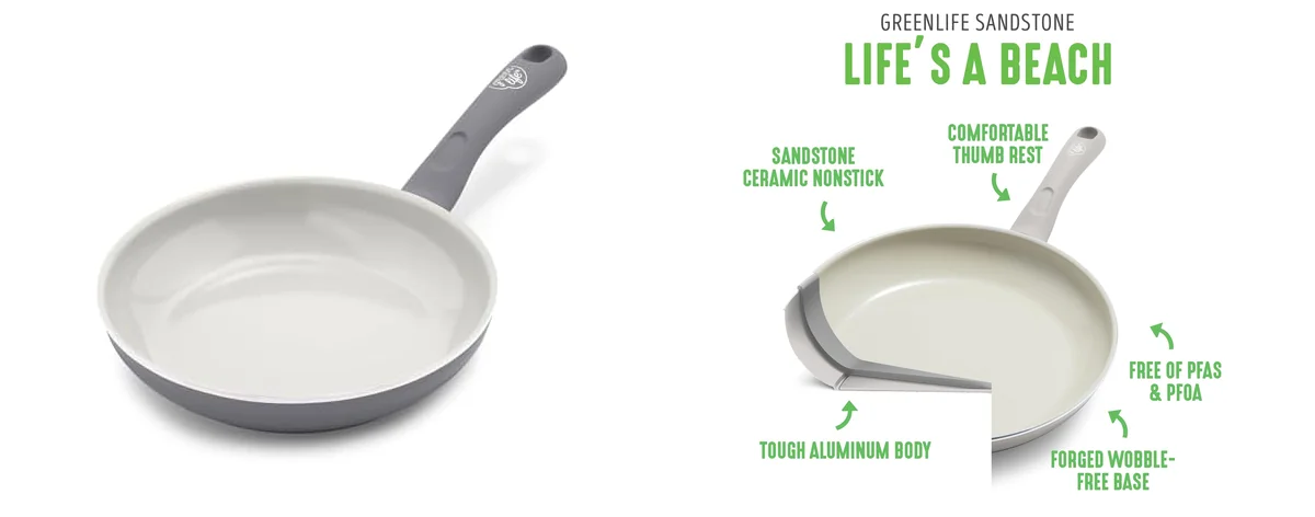 GreenLife Soft Grip Healthy Ceramic Nonstick 8