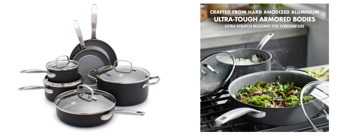 GreenPan Chatham Hard Anodized Healthy Ceramic Nonstick images