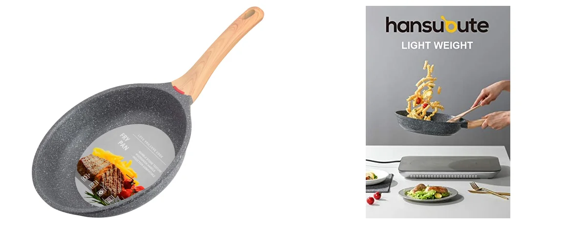 hansubute Induction Nonstick Frying Pan images