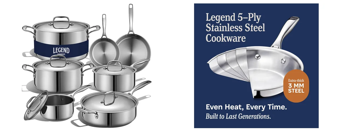 LEGEND COOKWARE 12-Piece images