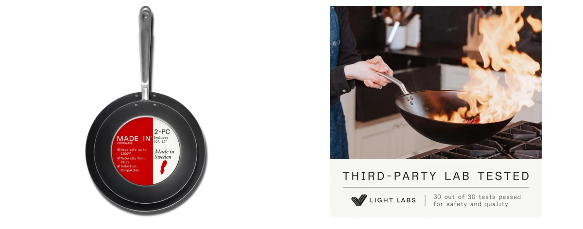 Made In Cookware | 2 Piece (Includes 10