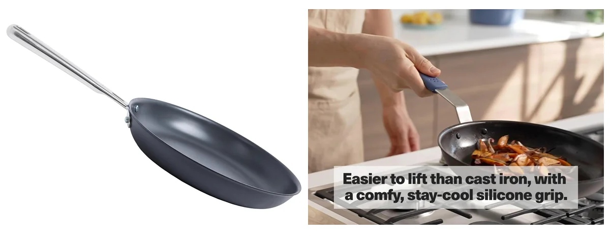 Misen 10 Inch Pre-Seasoned Carbon Steel Fry images