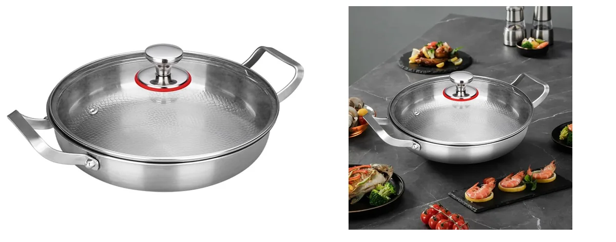 STEHEMO Titanium Hammered Pan images