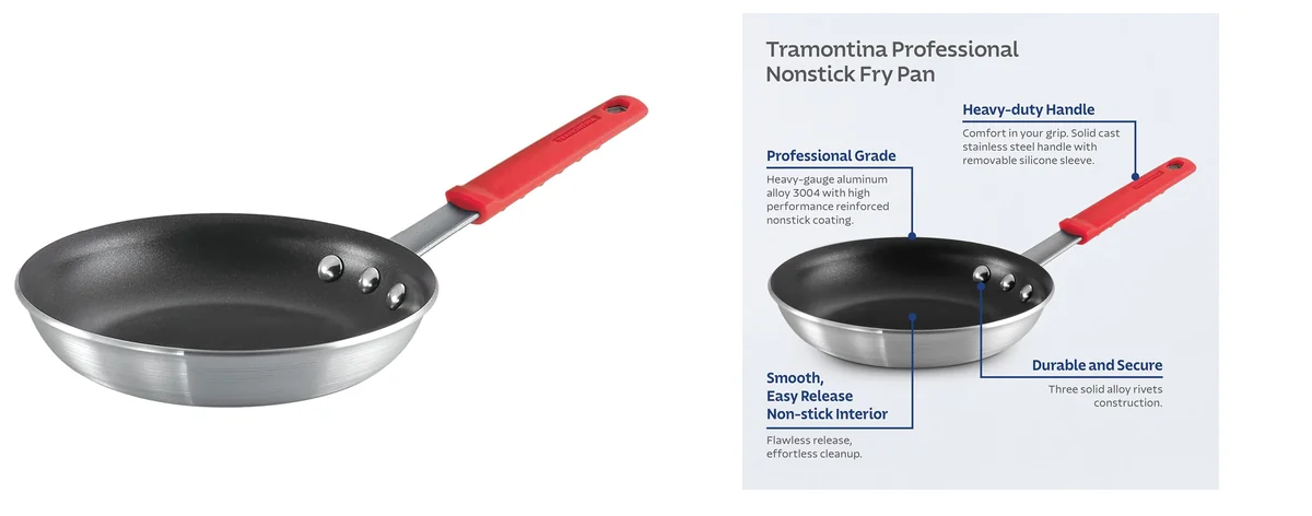 Tramontina Professional 8-Inch Non Stick Small Frying images