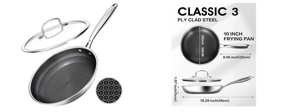 USELUCK Nonstick Frying Pans images