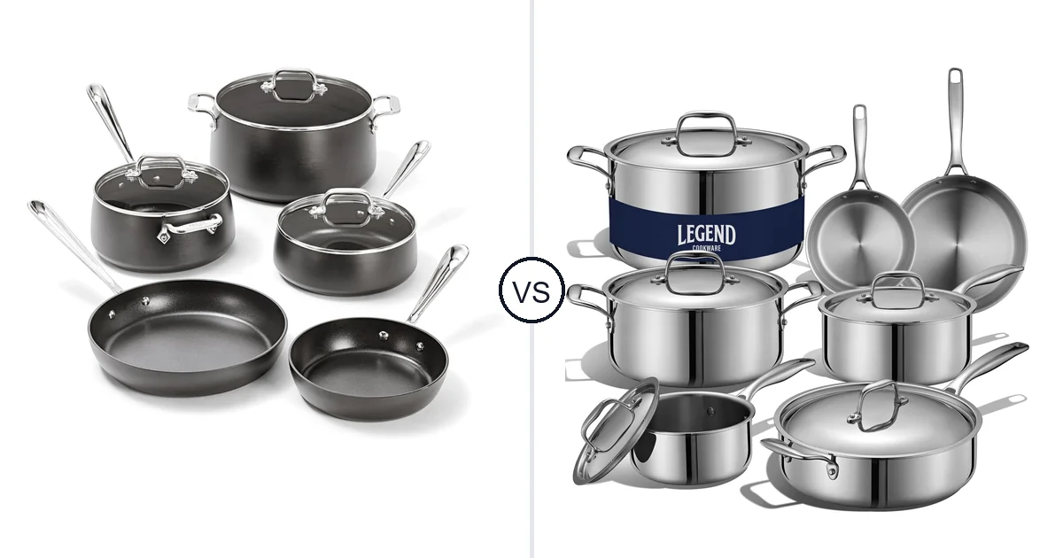 All-Clad 8 Piece Set vs LEGEND COOKWARE 5-Ply: Best Oven for Your