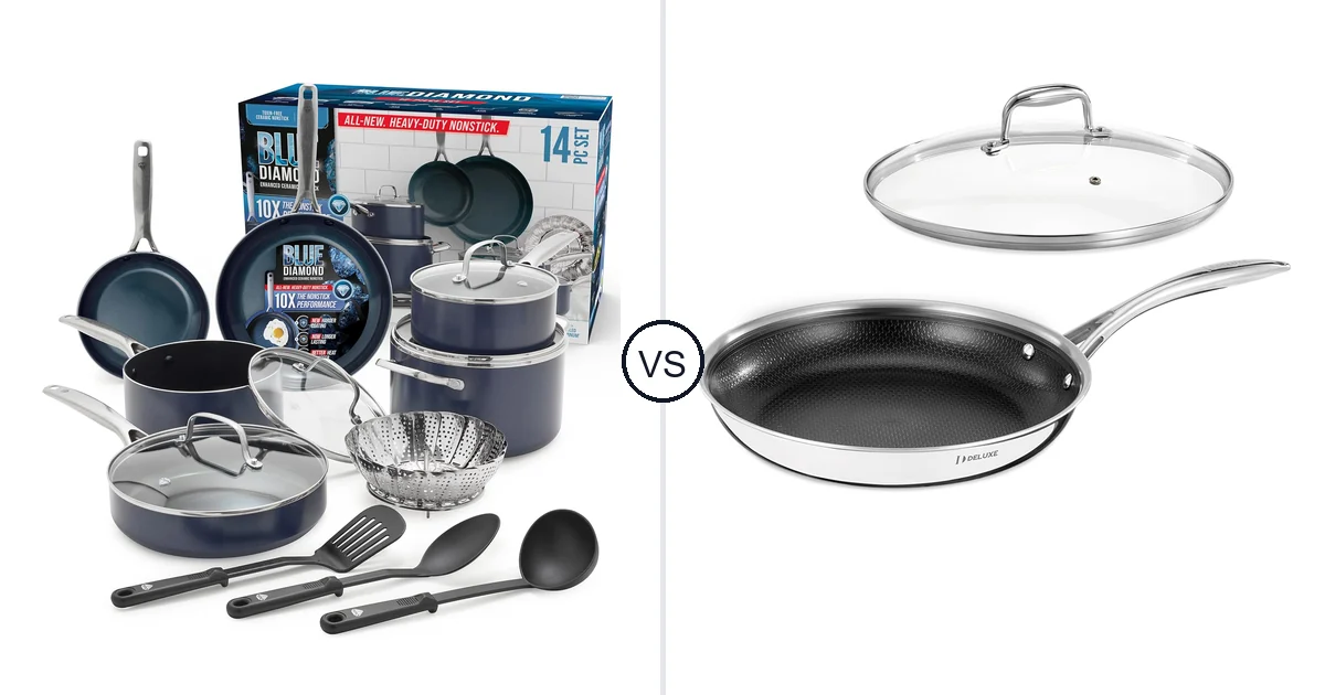 Blue Diamond 14 Piece vs DELUXE Hybrid Ceramic: Best Oven for Your
