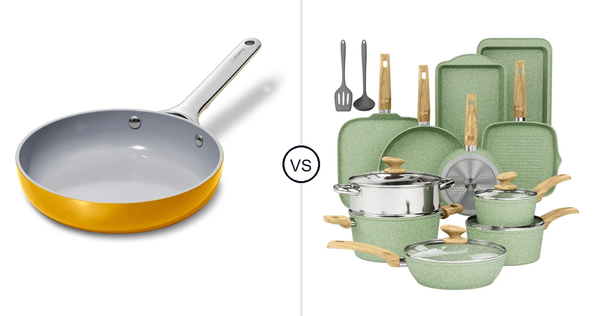 Caraway Nonstick Ceramic vs DishDelight 17 PCS Cookware: Best Oven