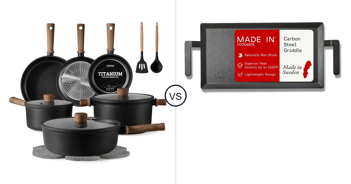 CAROTE 16 PCS vs Made in Cookware | Carbon: Which Should You Buy?