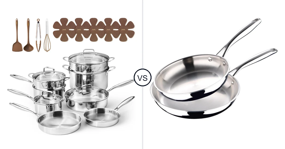 CAROTE 21 PCS vs Bergner Argent Collection Oven: Best Choice?