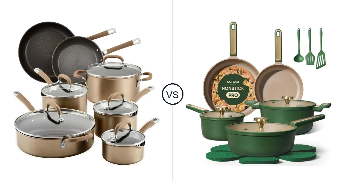Circulon 12-Piece vs CAROTE 16 Piece: Dishwasher Sets Compared