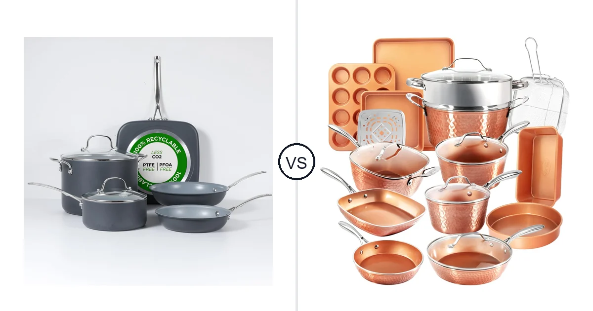 Commercial CHEF 7-Piece vs GOTHAM STEEL 20 Piece Set: Oven Comparison