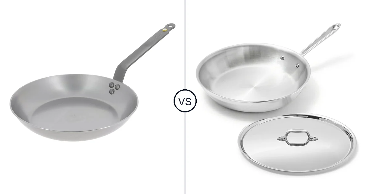 De Buyer MINERAL B Carbon vs All-Clad D3® Stainless Steel: Oven