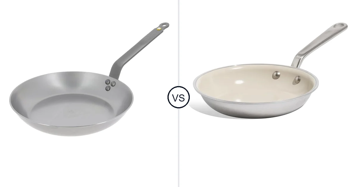 De Buyer MINERAL B Carbon vs Made in Cookware: Fry Pan Comparison
