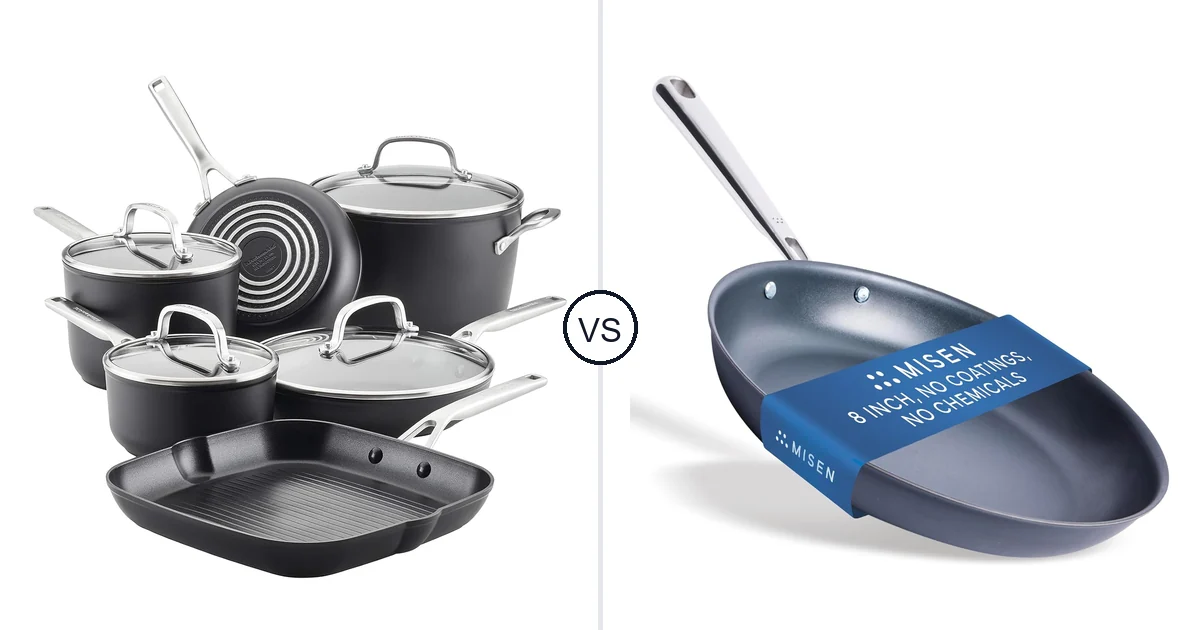 KitchenAid 10 Piece vs Misen Carbon Nonstick™: Oven Comparison