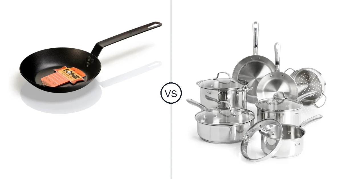 Lodge 8 Inch Carbon Steel vs T-Fal 11-Piece: Best Oven for Your Needs