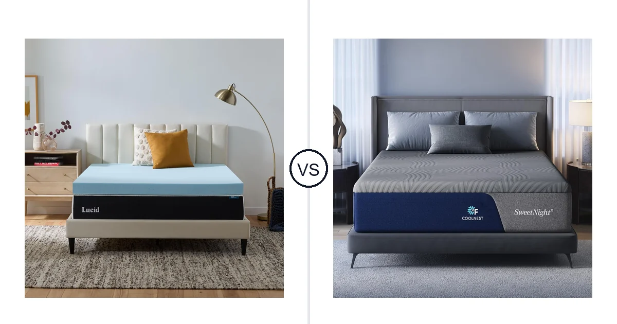 LUCID Queen vs Sweetnight King: Mattress Topper Mattress Comparison