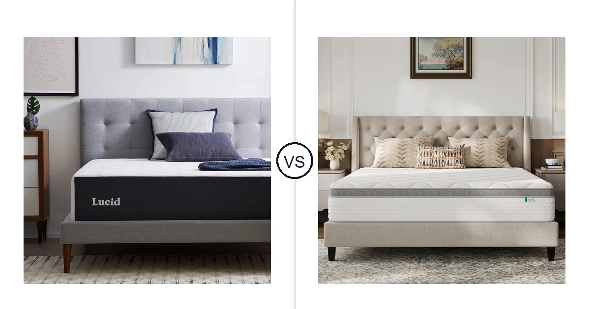 LUCID Twin XL vs Novilla Queen: Mattress Comparison (Key Differences)