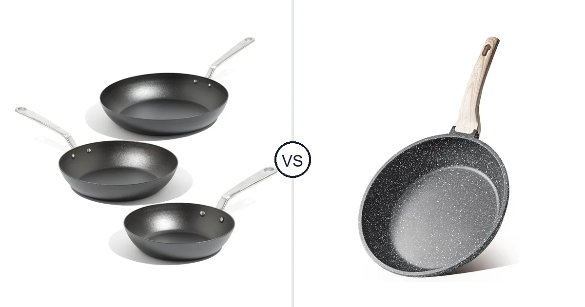 Comparison of Made In Cookware | 3 Piece (Includes 8" and CAROTE Nonstick Frying Pan Skillet