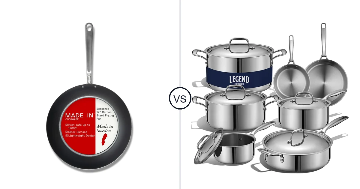 Made in Cookware – Seasoned vs LEGEND COOKWARE 5-Ply: Oven Comparison