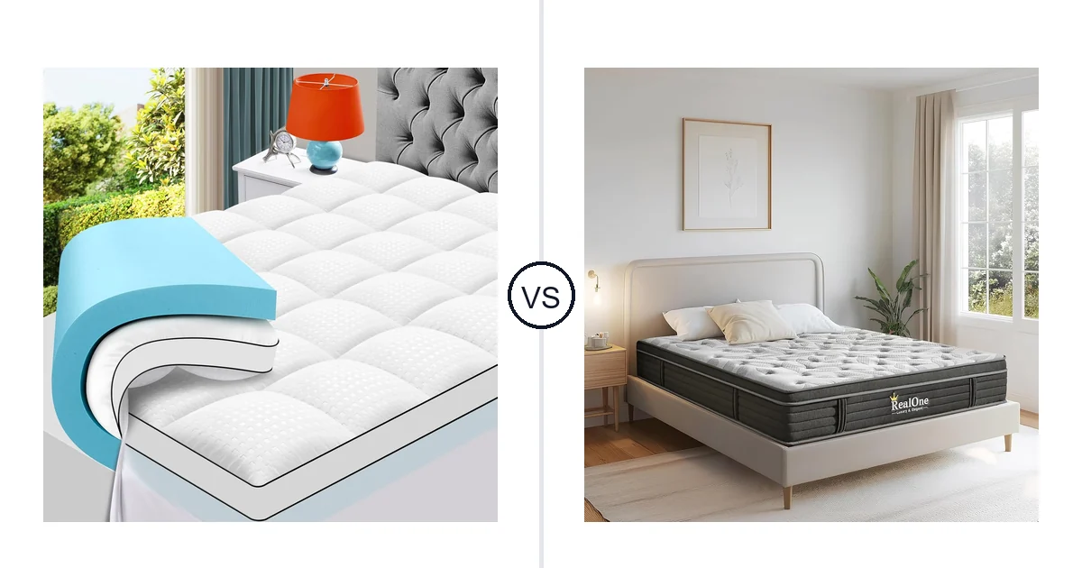 MASVIS Queen vs REALONE 12 Inch Queen: Best Mattress Topper Mattress