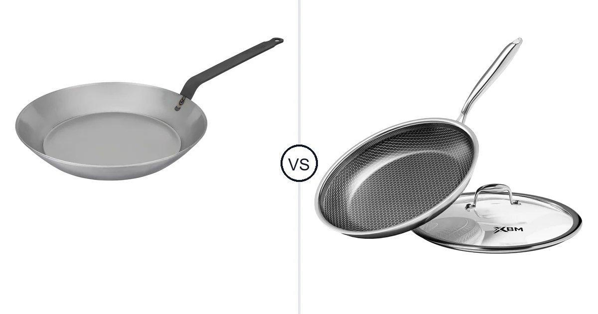 Matfer Bourgeat Black Carbon vs XBM Nonstick Frying Pan: Oven